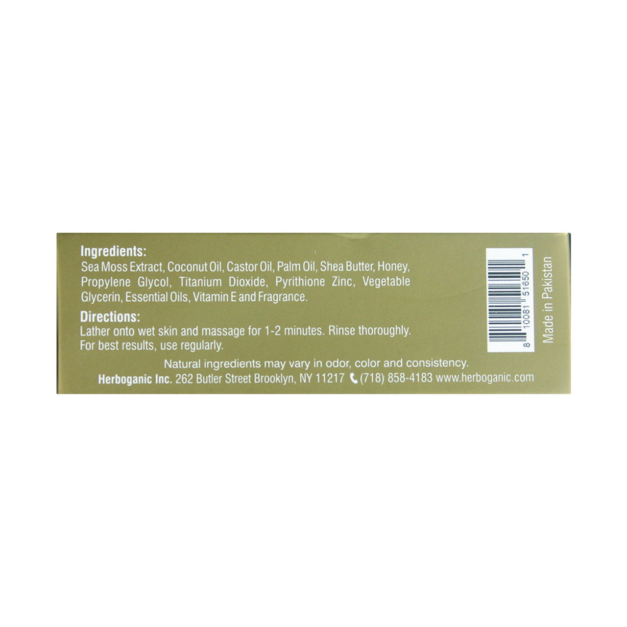 Herboganic: Herbal Sea Moss Soap 100% Natural