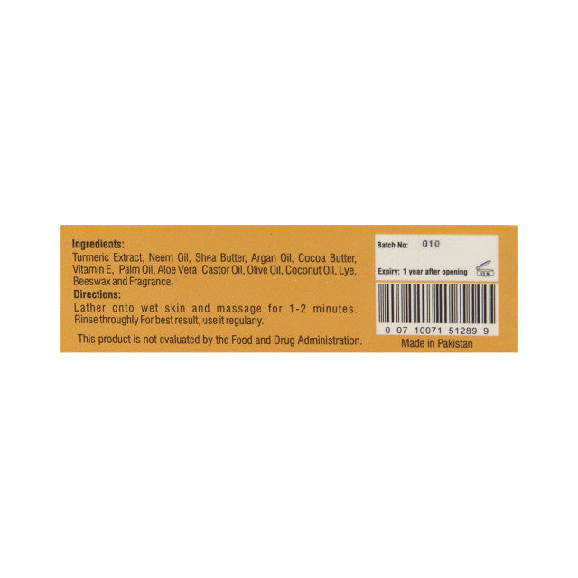 African Indian Herbs (AIH): Turmeric & Neem (Box Of 6) Handmade Soaps