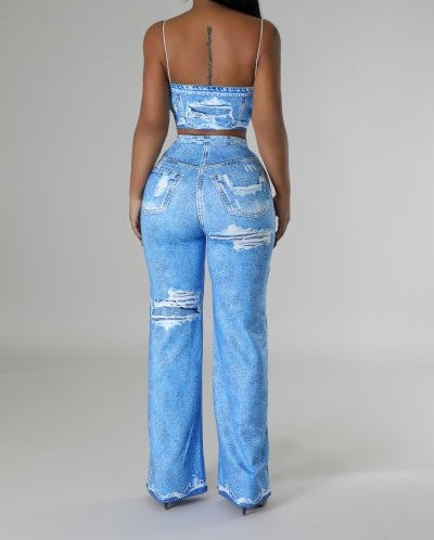 Marble Majesty Pant Set