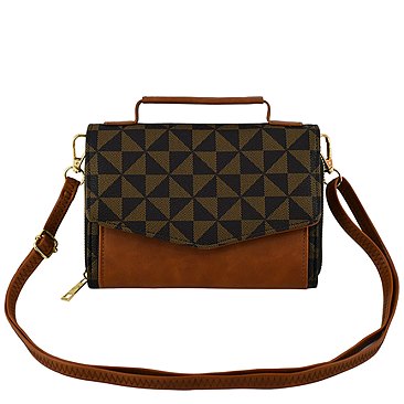 Monogram Mini Satchel - Crossbody Bag