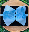 6.5"HEADBAND BOW! CHOOSE YOUR FAVORITE COLOR.(5PCS