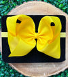 6.5"HEADBAND BOW! CHOOSE YOUR FAVORITE COLOR.(5PCS