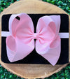 6.5"HEADBAND BOW! CHOOSE YOUR FAVORITE COLOR.(5PCS