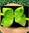 6.5"HEADBAND BOW! CHOOSE YOUR FAVORITE COLOR.(5PCS