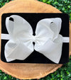 6.5"HEADBAND BOW! CHOOSE YOUR FAVORITE COLOR.(5PCS