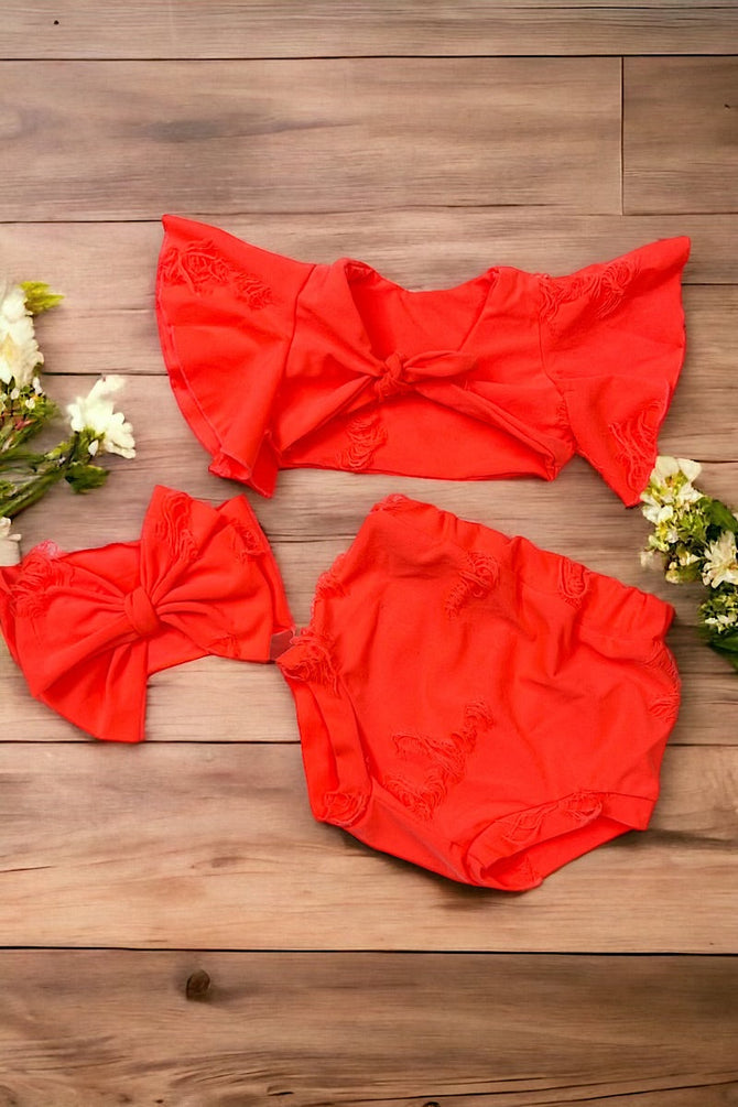 NEON GREEN WITH OPEN BACK CROP TOP SET