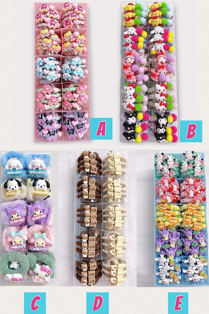 SCRUNCHIE MIX PACK(12PCS