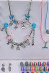 87 PIECE NECKLACE & CHARM SET