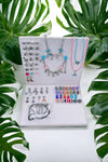 87 PIECE NECKLACE & CHARM SET