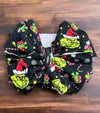 BIG TASSEL MR. GRINCHH PRINTED HEADBANDS.3PCS