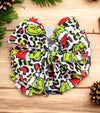 BIG TASSEL MR. GRINCHH PRINTED HEADBANDS.3PCS