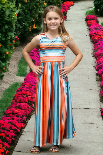 SERAPE MAXI DRESS
