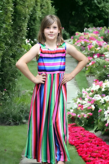 SERAPE MAXI DRESS