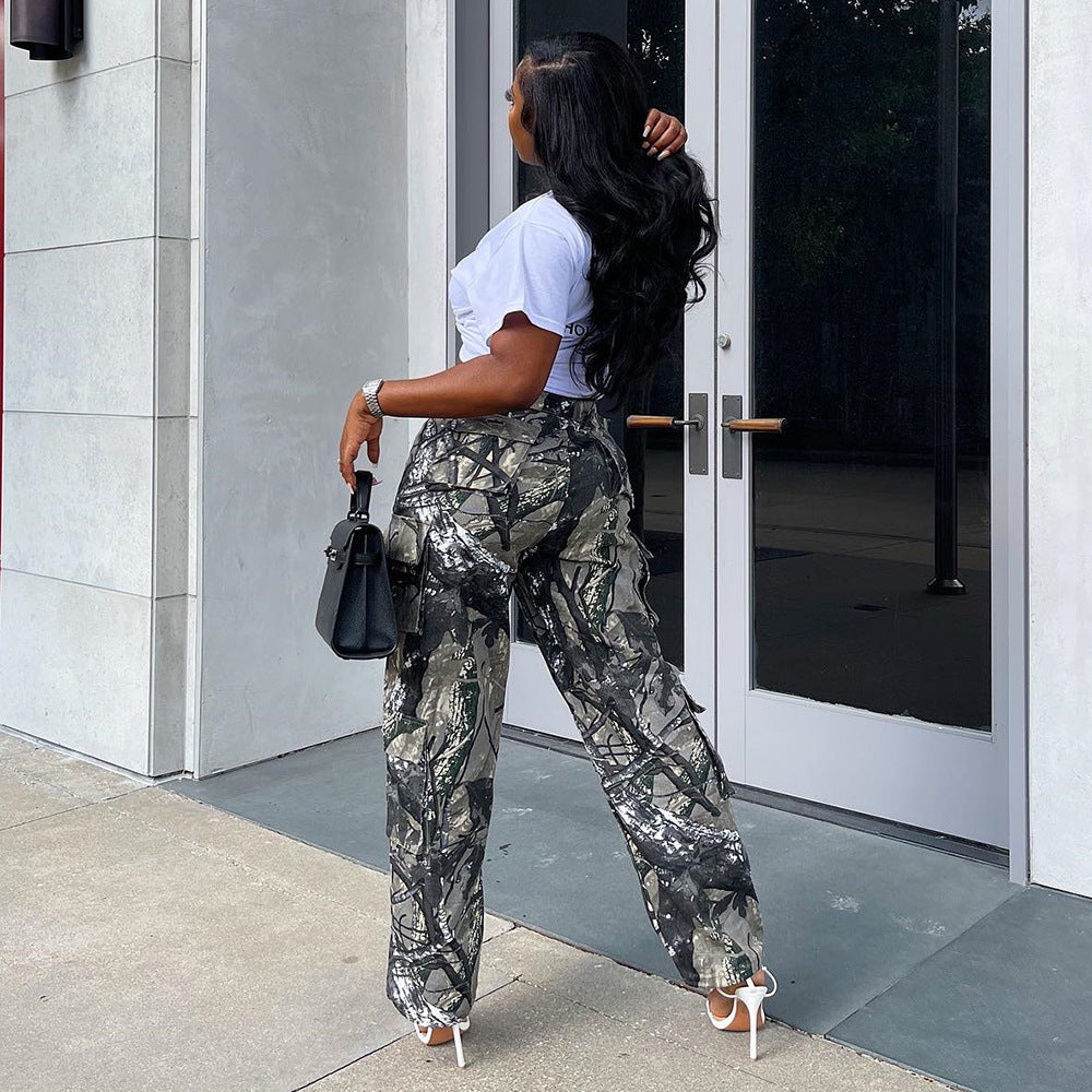 Casual Camo Pocket Pants