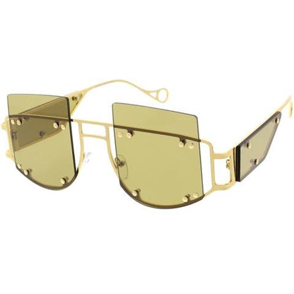 Exposed Frame Lens Sunglasses
