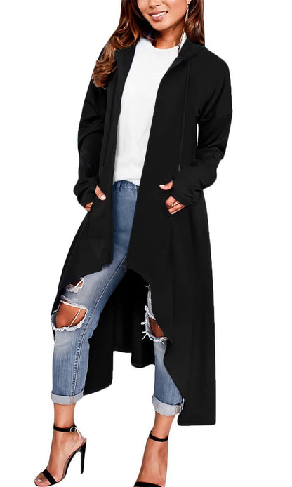 Asymmetric Long Sleeve Sweatshirts Tops