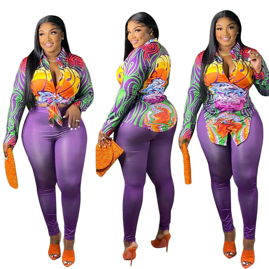 Casual Shirt Trouser Set