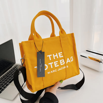 Canvas winter oblique tide shoulder bag