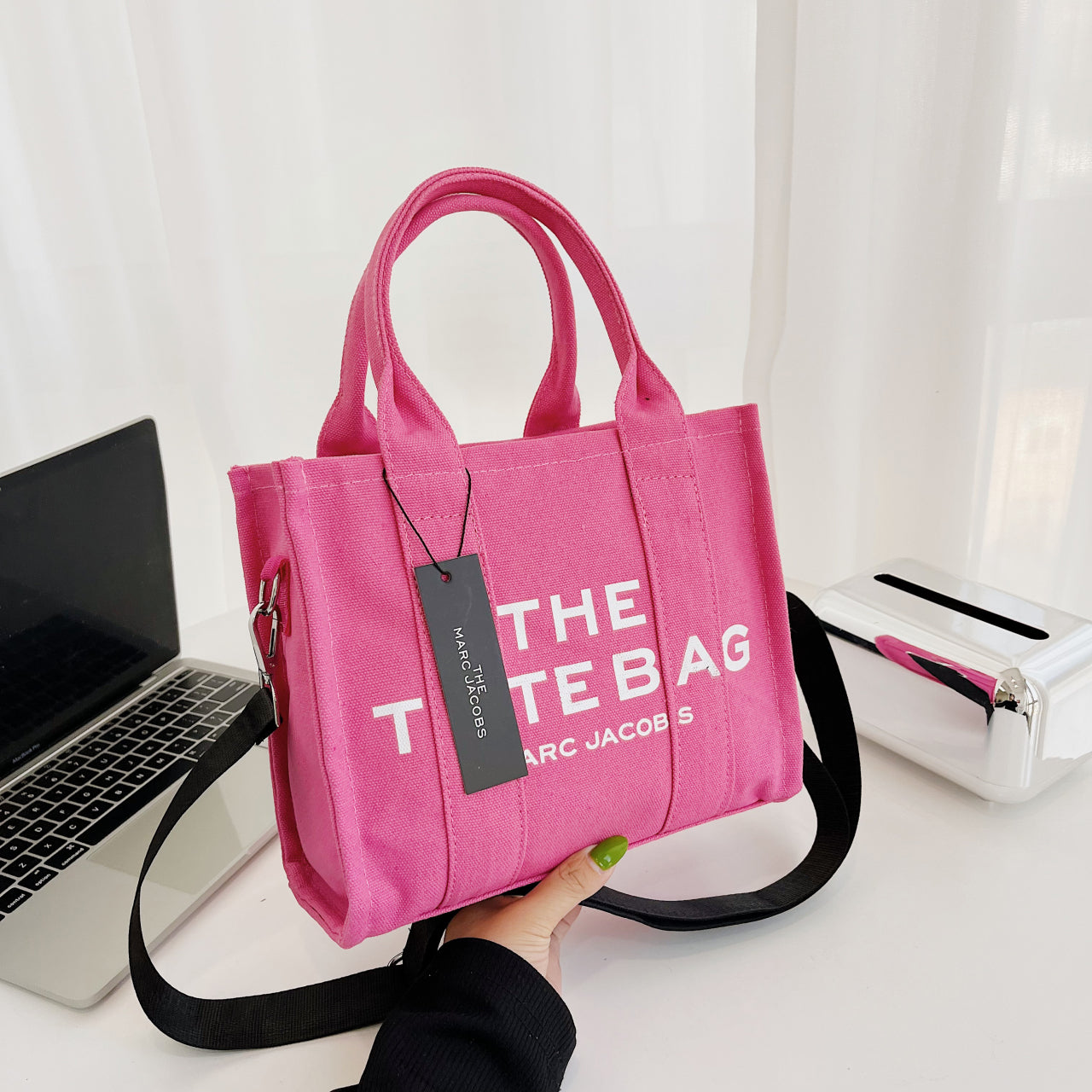 Canvas winter oblique tide shoulder bag