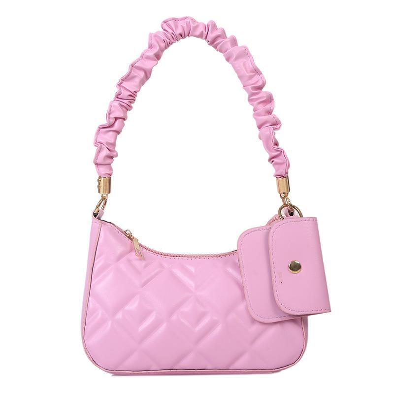 Pleated Single Shoulder Underarm Bag