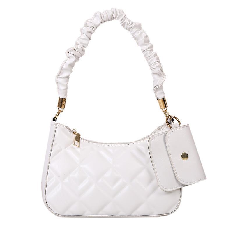 Pleated Single Shoulder Underarm Bag