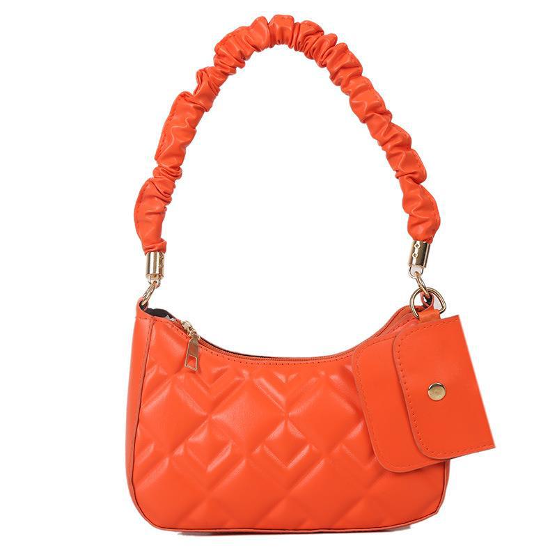 Pleated Single Shoulder Underarm Bag