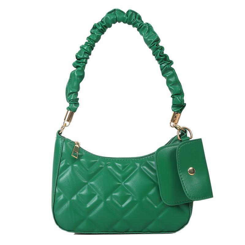 Pleated Single Shoulder Underarm Bag