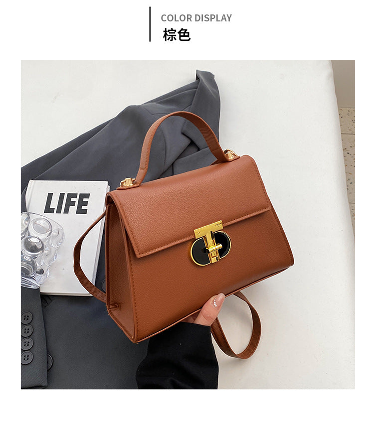 Small lock shoulder bag