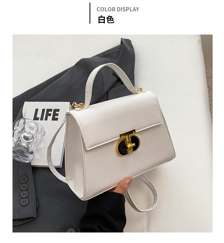 Small lock shoulder bag