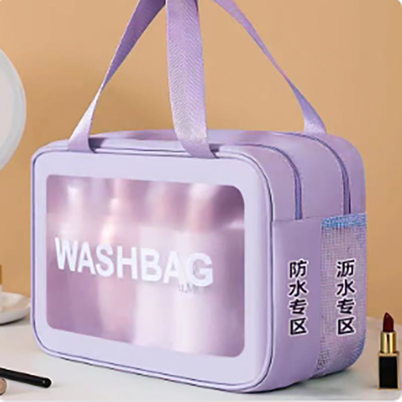 Multi-functional Wet and Dry Large Capacity Waterproof  Cosmetic Bag