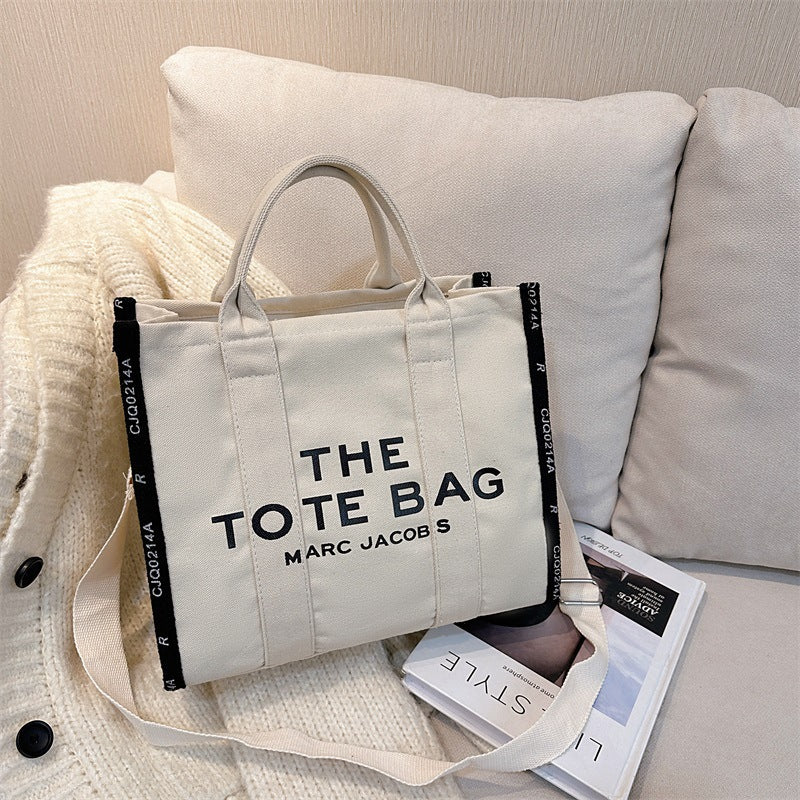 The Tote bag retro color canvas hand bag