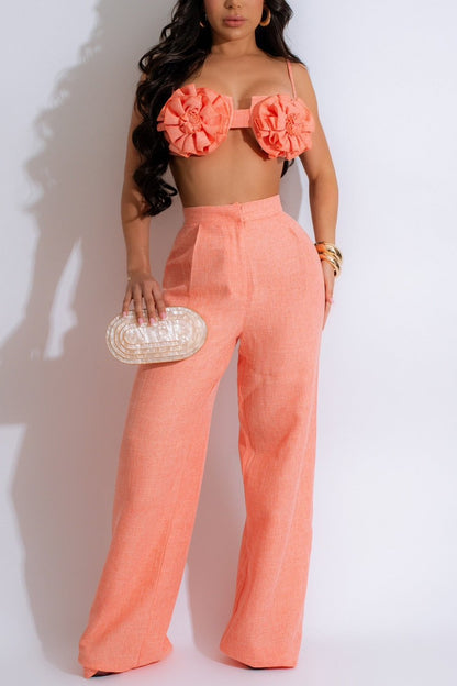 Elegant Floral Set for Resort Vacation