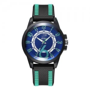 Arabic Numerals Classic Design Men Sport  Silicon Band Watch