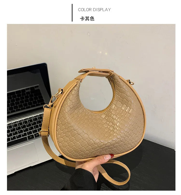 Simple Diamond Shoulder Handbag