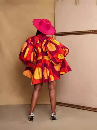 Women's Balloon Sleeve Dress
