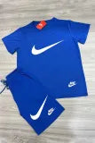 Baby Blue Casual Short Sleeve 2PC