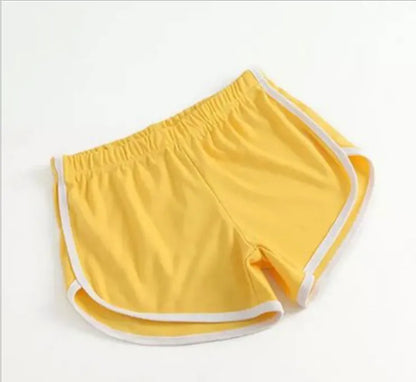 Solid Color Sports Shorts