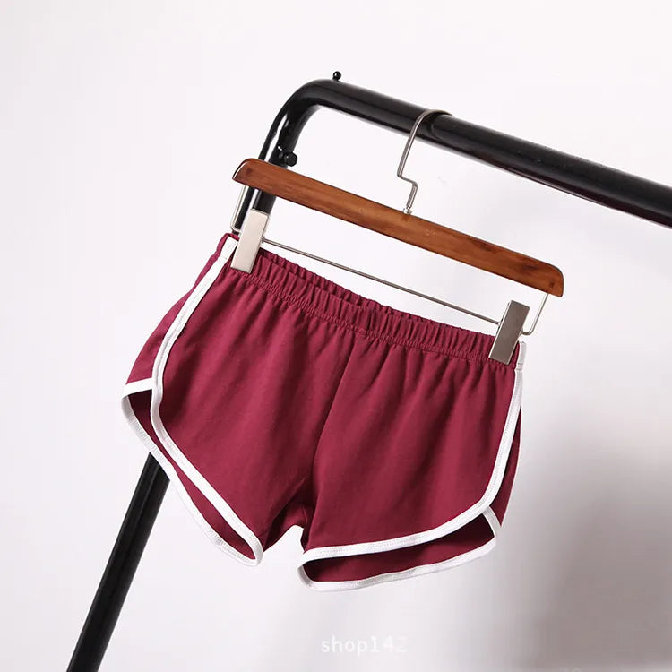 Solid Color Sports Shorts