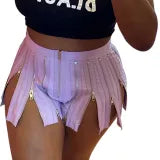 Fashion Zip Shorts