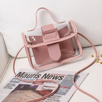 Casual Transparent Crossbody Bags
