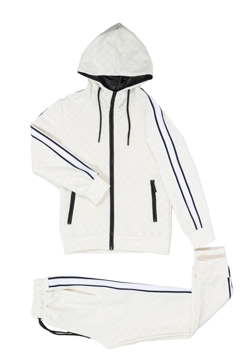 Bi-color Boy's sweatshirt set