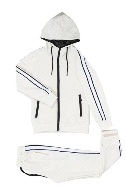 Bi-color Boy's sweatshirt set