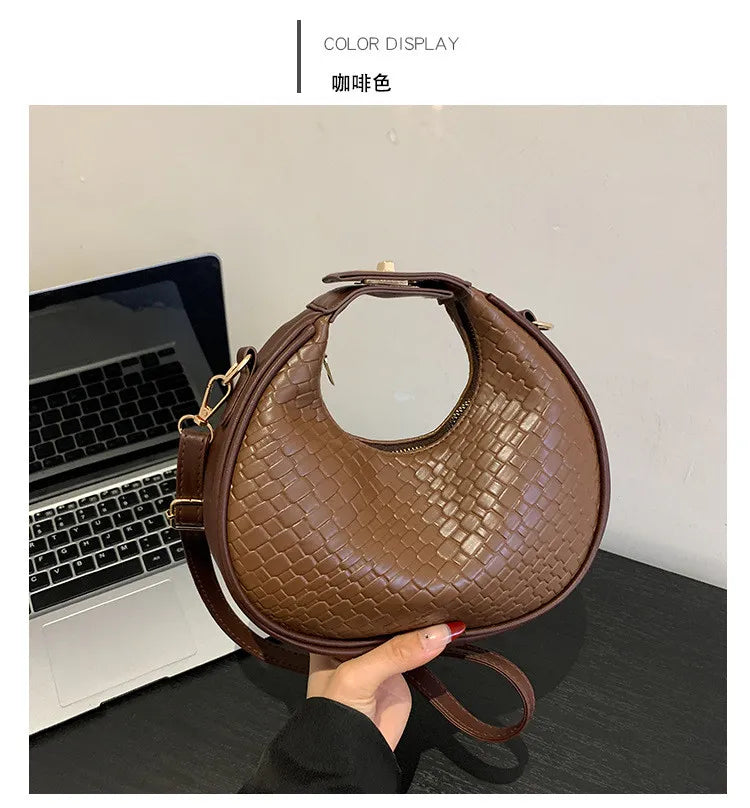 Simple Diamond Shoulder Handbag