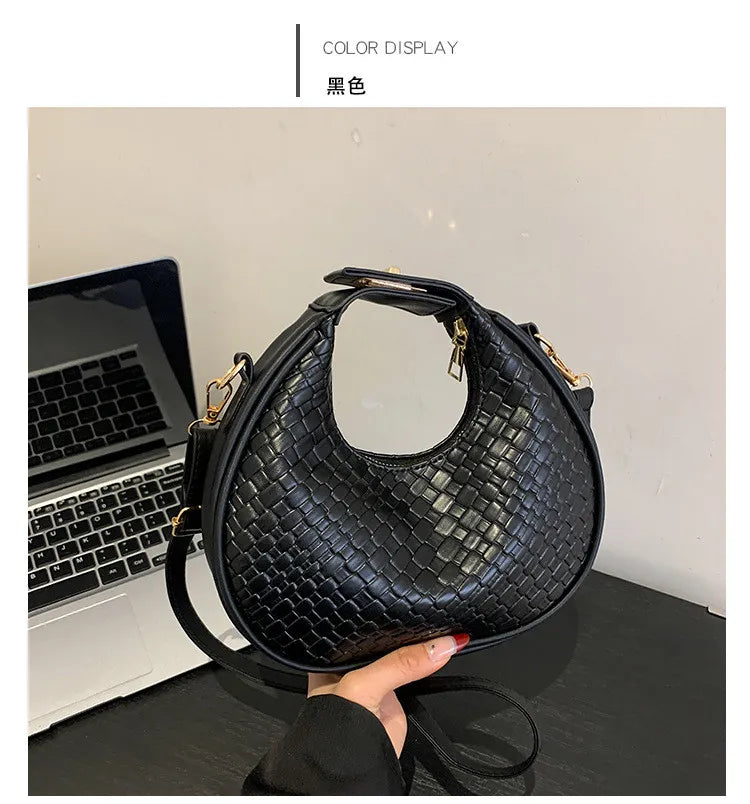 Simple Diamond Shoulder Handbag