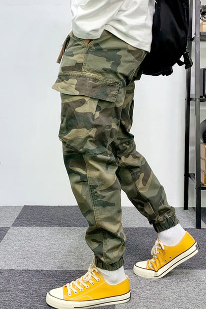 Camouflage Street High Waist Pants