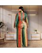 Striped  Belted Jumpsuit