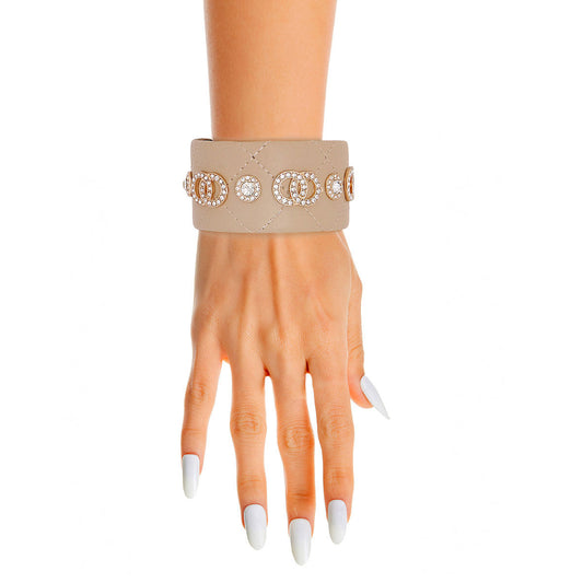 Chic Quilt: Light Brown Bespoke Cuff